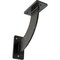 Ekena Millwork Bradford Steel Bracket, Antiqued Silver 2"W x 7"D x 7"H BKTM02X07X07BRASV - alternate 1